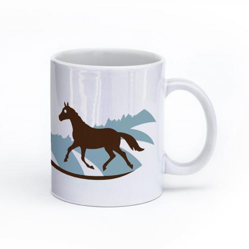 horse mug 11oz right