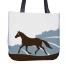 Horse Tote Bag Back
