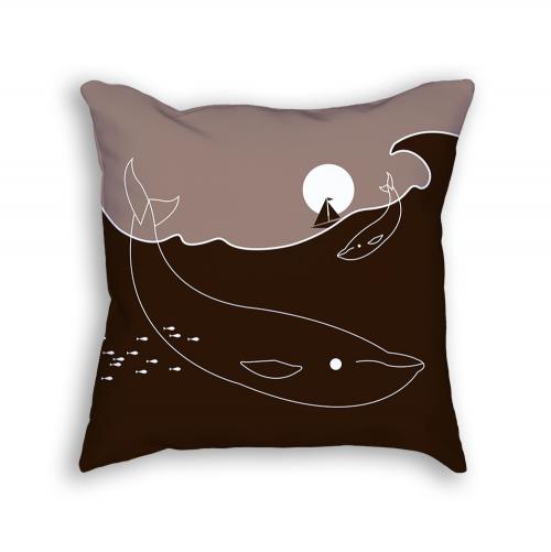 Whale Pillow Back